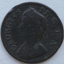 FARTHINGS 1733  GEORGE II  F