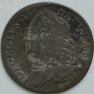 SIXPENCES 1757  GEORGE II GF