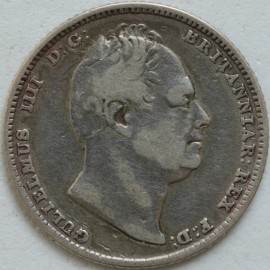 SIXPENCES 1834  WILLIAM IV  GF