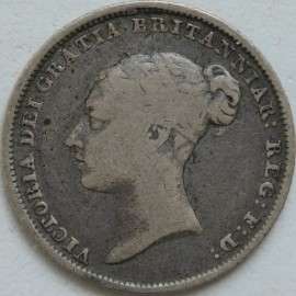 SIXPENCES 1840  VICTORIA SCARCE GF