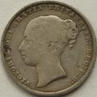 SHILLINGS 1865  VICTORIA DIE NUMBER 34 GF