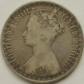 FLORINS 1871  VICTORIA DIE NO 29 GF