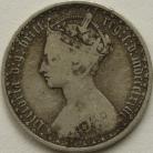 FLORINS 1873  VICTORIA DIE NO 198 GF