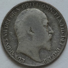 SIXPENCES 1905  EDWARD VII SCARCE GF