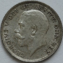 SIXPENCES 1914  GEORGE V  GVF