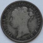 THREEPENCES SILVER 1886  VICTORIA GF