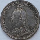 THREEPENCES SILVER 1892  VICTORIA SCARCE NEF