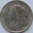 THREEPENCES SILVER 1898  VICTORIA NVF