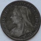 THREEPENCES SILVER 1901  VICTORIA GF