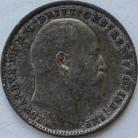 THREEPENCES SILVER 1902  EDWARD VII GVF