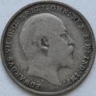 THREEPENCES SILVER 1906  EDWARD VII GF