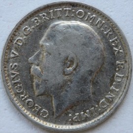 THREEPENCES SILVER 1911  GEORGE V  GEF