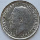 THREEPENCES SILVER 1915  GEORGE V SCARCE GEF