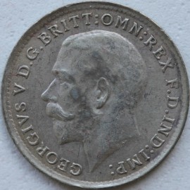 THREEPENCES SILVER 1916  GEORGE V  GEF