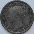 THREEPENCES SILVER 1873  VICTORIA GF