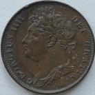 FARTHINGS 1821  GEORGE IV GVF