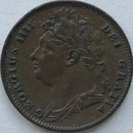 FARTHINGS 1821  GEORGE IV  NVF