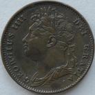 FARTHINGS 1823  GEORGE IV GVF