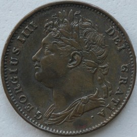 FARTHINGS 1823  GEORGE IV  GVF