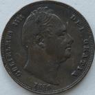 FARTHINGS 1836  WILLIAM IV VF