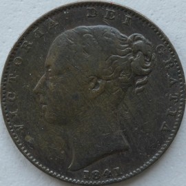 FARTHINGS 1841  VICTORIA  GF