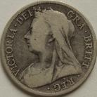 HALF CROWNS 1894  VICTORIA SCARCE GF