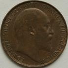 HALFPENCE 1910  EDWARD VII GEF