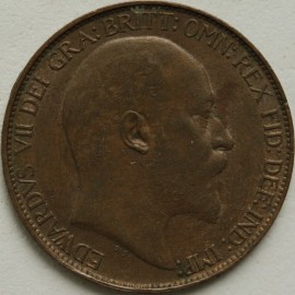 HALFPENCE 1910  EDWARD VII  GEF