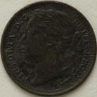 THIRD FARTHINGS 1881  VICTORIA VF