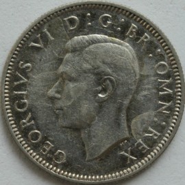 SHILLINGS 1937  GEORGE VI ENG NVF