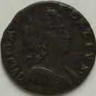 HALFPENCE 1696  WILLIAM III GF