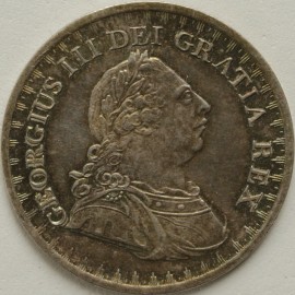 THREE SHILLINGS 1811  GEORGE III DRAPED BUST GEF