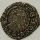 HENRY VIII 1544 -1547 HENRY VIII PENNY THIRD COINAGE TOWER MINT FACING BUST LONG CROSS OVER ROYAL SHIELD MM LIS SCARCE GF