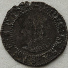 ELIZABETH I 1582 -1583 ELIZABETH I PENNY 6TH ISSUE MM BELL  GF