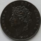 HALFPENCE 1826  GEORGE IV EF