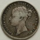 SIXPENCES 1873  VICTORIA DIE NUMBER 118 GF