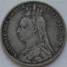 SHILLINGS 1891  VICTORIA GF