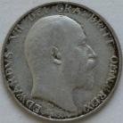 SHILLINGS 1908  EDWARD VII SCARCE GF