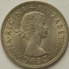 SHILLINGS 1956  ELIZABETH II SCOT SCARCE UNC LUS.