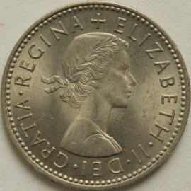 SHILLINGS 1958  ELIZABETH II SCOT BU