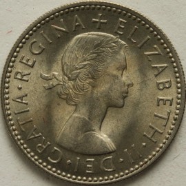 SHILLINGS 1958  ELIZABETH II SCOT UNC