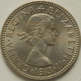 SHILLINGS 1960  ELIZABETH II ENG UNC LUS