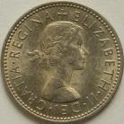 SHILLINGS 1961  ELIZABETH II ENG. BU