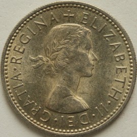 SHILLINGS 1961  ELIZABETH II ENG. BU