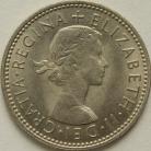 SHILLINGS 1961  ELIZABETH II SCOT BU