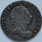 THREEPENCES SILVER 1772  GEORGE III GEF