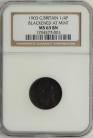 FARTHINGS 1903  EDWARD VII NGC SLABBED MS63BN