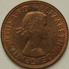 HALFPENCE 1962  ELIZABETH II BU