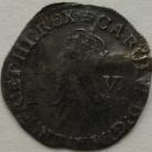 CHARLES I 1635 -1636 CHARLES I SIXPENCE TOWER MINT MM CROWN GF