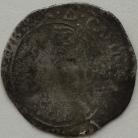 CHARLES I 1639 -1640 CHARLES I SIXPENCE TOWER MINT MM TRIANGLE NF